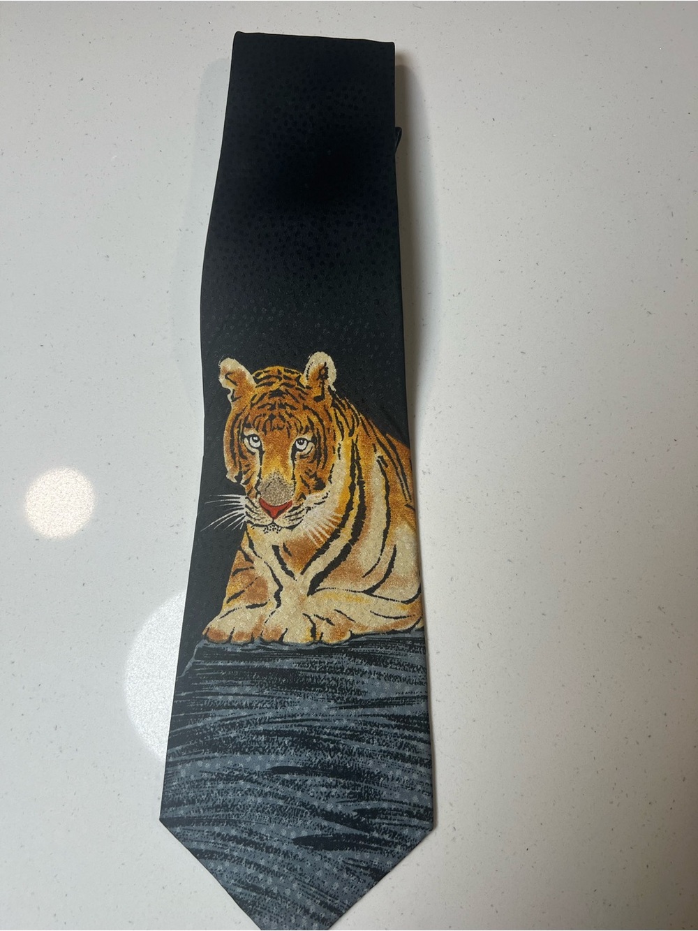 Vintage‎ 90s Novelty Tiger Necktie